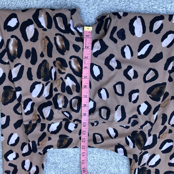 YEAR OF OURS TAN LEOPARD VERONICA LEGGINGS SZ L - Picture 6 of 7